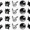 Pokemon Glittertattoo Sjablonenset -Speciale Effecten Make-Upwinkel pokemon glittertattoo sjablonenset