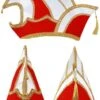 Prinsenmuts Rood Wit Maat 63