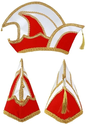 Prinsenmuts Rood Wit Maat 63 3 Prinsenmuts Rood Wit Maat 63