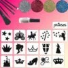 Prinses Glittertattoo Set -Speciale Effecten Make-Upwinkel prinses glittertattoo set