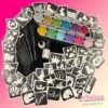 Professionele Glittertattoo Set 1 Professionele Glittertattoo Set -Speciale Effecten Make-Upwinkel professionele glittertattoo set