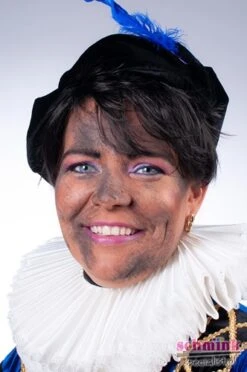 Roetveeg Pieten Schminkset -Speciale Effecten Make-Upwinkel roetveeg dames piet