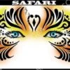 Safari Masker Schmink Sjabloon -Speciale Effecten Make-Upwinkel safari masker schmink sjabloon