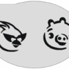 Schminksjabloon Angry Birds -Speciale Effecten Make-Upwinkel schminksjabloon angry birds