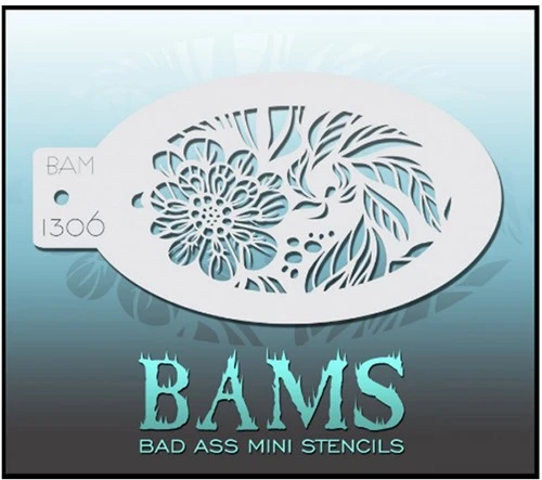 Schminksjabloon Bad Ass BAM 1306 3 Schminksjabloon Bad Ass BAM 1306