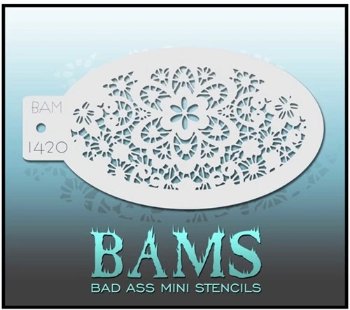 Schminksjabloon Bad Ass BAM 1420 3 Schminksjabloon Bad Ass BAM 1420