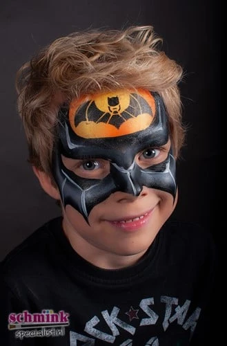 Schminksjabloon Batman 4 Schminksjabloon Batman - Afbeelding 2