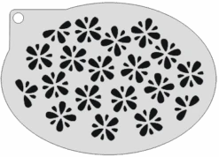 Schminksjabloon Bloemetjes