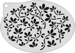 Schminksjabloon Bloempjes