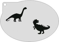 Schminksjabloon Dino