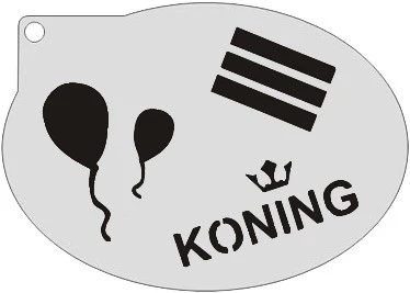 Schminksjabloon Koningsdag 3 Schminksjabloon Koningsdag