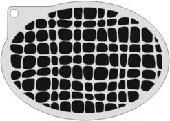 Schminksjabloon Krokodillenhuid