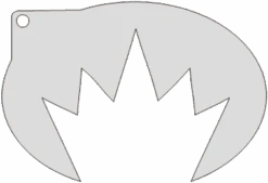 Schminksjabloon Kroon