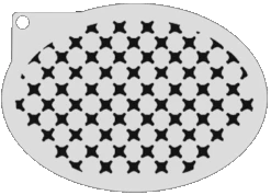 Schminksjabloon Kruisjes