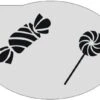 Schminksjabloon Lolly En Snoepje