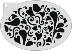 Schminksjabloon Love