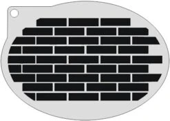 Schminksjabloon Muur