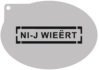 Schminksjabloon Ni-jwieërt 3 Schminksjabloon Ni-jwieërt