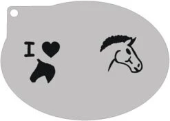 Schminksjabloon Paard