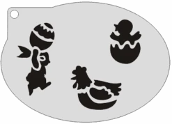 Schminksjabloon Pasen