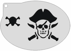 Schminksjabloon Piraat