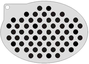 Schminksjabloon Popart 3 Schminksjabloon Popart