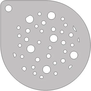 Schminksjabloon Rond Circels 3 Schminksjabloon Rond Circels
