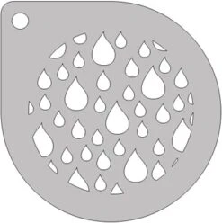 Schminksjabloon Rond Druppels