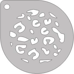 Schminksjabloon Rond Luipaard