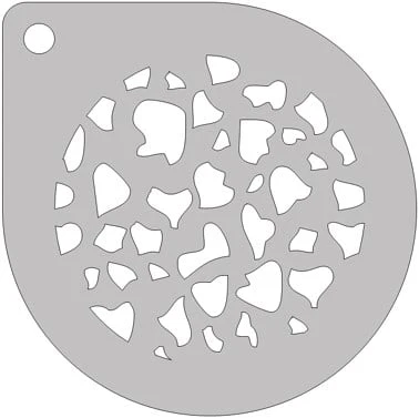 Schminksjabloon Rond Panter 3 Schminksjabloon Rond Panter