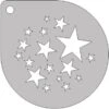 Schminksjabloon Rond Sterren -Speciale Effecten Make-Upwinkel schminksjabloon rond sterren