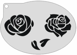 Schminksjabloon Rozen