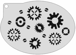 Schminksjabloon Steampunk