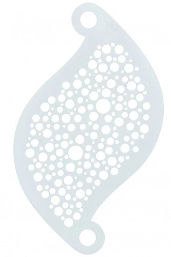 Schminksjabloon Superstar Bubbel - 77007 3 Schminksjabloon Superstar Bubbel - 77007