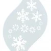 Schminksjabloon Superstar Sneeuwvlokken - 77003