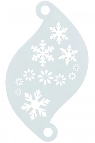 Schminksjabloon Superstar Sneeuwvlokken - 77003 3 Schminksjabloon Superstar Sneeuwvlokken - 77003