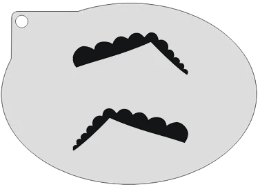 Schminksjabloon Wenkbrauw 3 Schminksjabloon Wenkbrauw