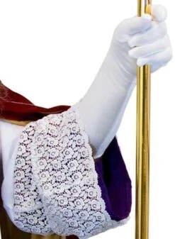 Sint Handschoenen Wit Lang M