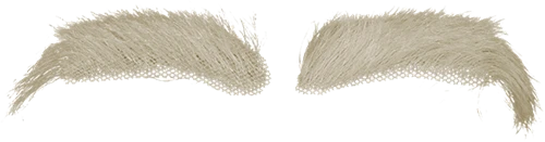 Sinterklaas Wenkbrauwen Kanekalon 3 Sinterklaas Wenkbrauwen Kanekalon