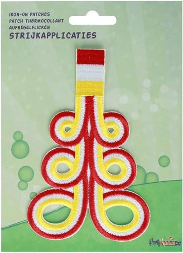 Strijkapplicatie Brandenburgers Oeteldonk 13 X 9 3 Strijkapplicatie Brandenburgers Oeteldonk 13 X 9