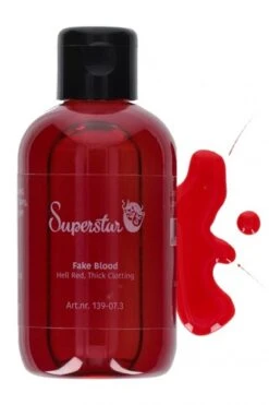 Superstar Kunstbloed Hel Rood Dik Stollend 100ml