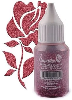 Superstar Sparkling Glitter Iridescent Pink