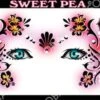 Sweet Pea Masker Schmink Sjabloon 2 Sweet Pea Masker Schmink Sjabloon -Speciale Effecten Make-Upwinkel sweet pea masker schmink sjabloon
