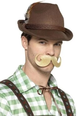 Traditionele Oktoberfeest Hoed Bruin