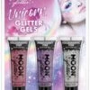 Unicorn Glitter Gels Roze Paars Zilver