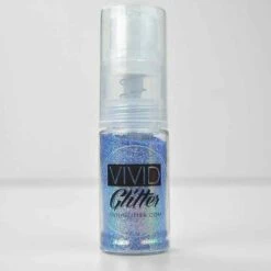 Vivid Glitter Spray Frosted Blue