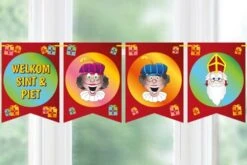 Vlaggenlijn Vaandel Welkom Sint En Piet