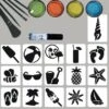 Zomer Glittertattoo Set 2 Zomer Glittertattoo Set -Speciale Effecten Make-Upwinkel zomer glittertattoo set
